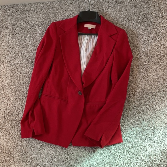 Shopbop Basics Classic Red Blazer - Picture 8 of 9